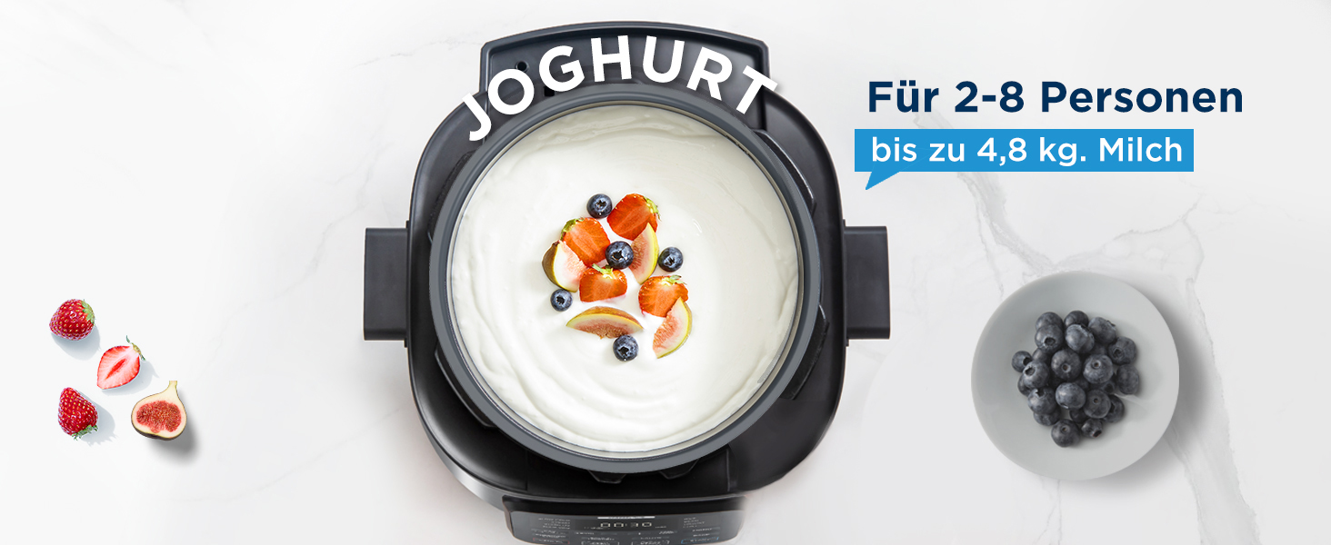 Мультиварка Midea 9-в-1, 6л, 12 функцій, електроскороварка (приготування на повільній варці, рисоварка, су-від, випічка), 70% швидше, нержавіюча сталь з покриттям, чорний