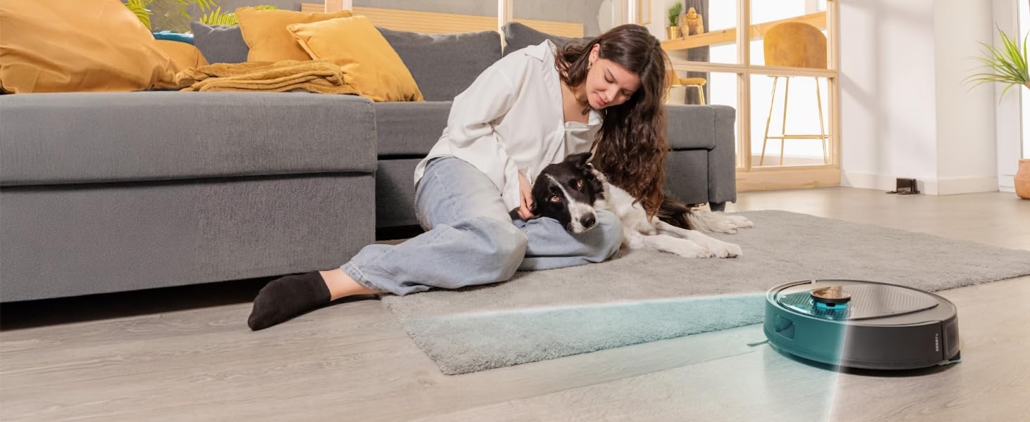 Робот-пилосос Cecotec Conga 7690 Immortal M: лазерна навігація, 7000Pa, 4-в-1 (пилосос, миття, пароочищення), силіконова щітка