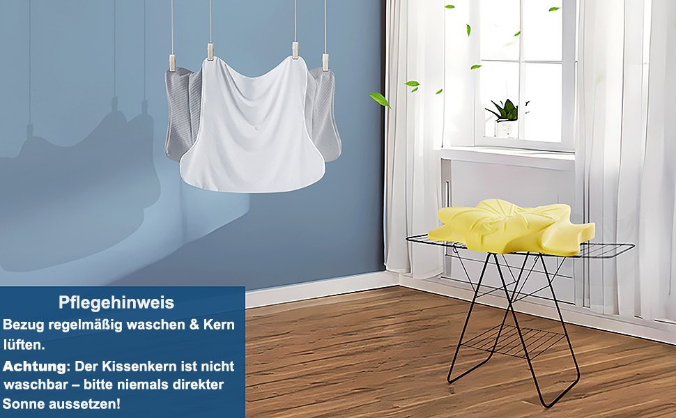Ортопедична подушка для шиї з піни Memory Foam – підтримка шийного відділу хребта, ергономічна подушка-метелик для сну на боку та спині. При болях у шиї, регульована висота, знімний чохол.