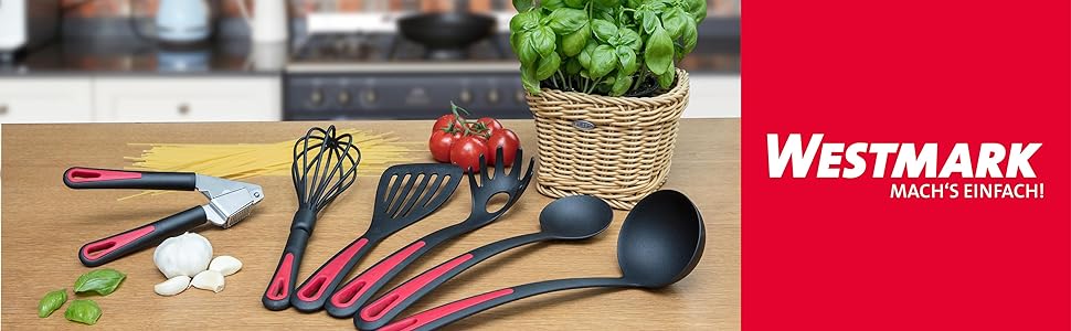 Відкривачка для банок Westmark Zangendosenöffner з відкривачем кришок та пляшок, 22 см, сталь/пластик, Gallant Super, чорний/червоний, 29412260