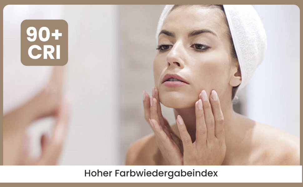 Дзеркало для ванної кімнати з підсвічуванням | LED дзеркало | IP54 вологостійке | Сенсорне керування | Настінне дзеркало (70x50 см)