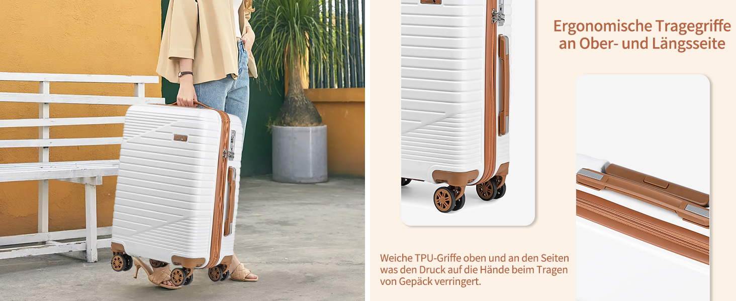 Набір валіз Sea Choice 4 в 1: S/M/L/XL, з жорстким корпусом, розширюваний, з TSA-замком, YKK блискавкою, темно-синій