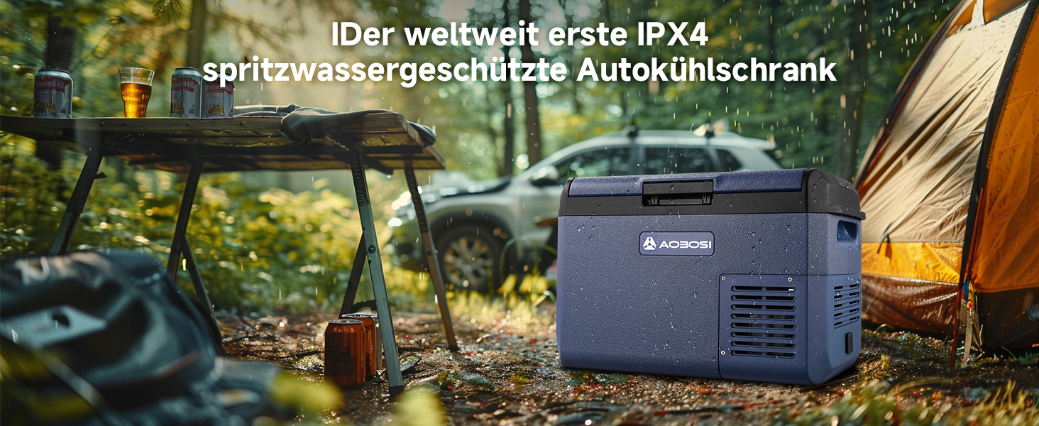AAOBOSI Компресорна холодильна сумка Dual Zone з APP керуванням, IPX4 вологостійка, 12V 230V, -20°C до 20°C, 25L – для автомобіля, вантажівки, човна, кемпінгу, риболовлі та активного відпочинку