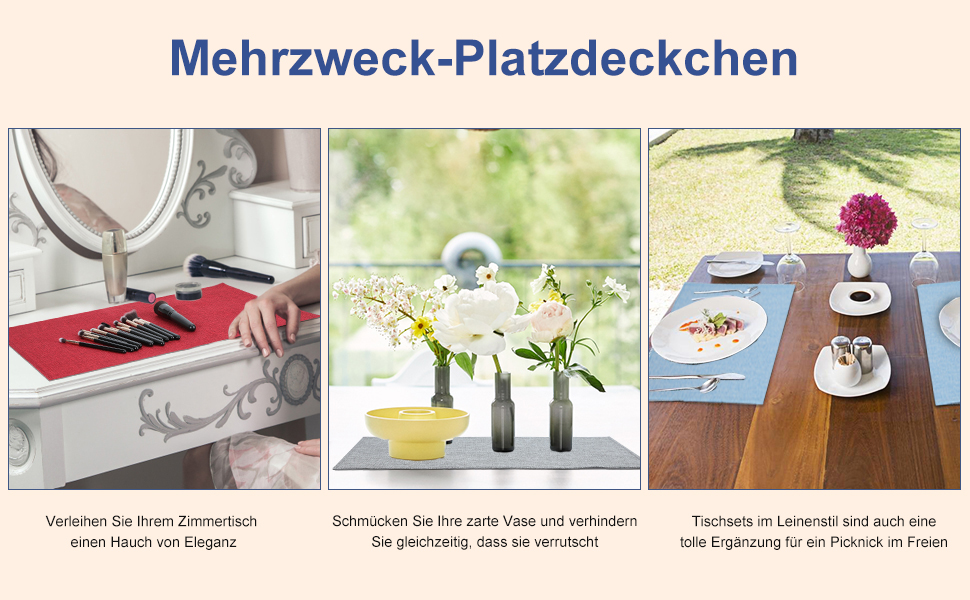 Тканинні серветки на стіл Rinpon, 8 шт., льон, для кухні, машинного прання, стійкі до тепла, без складок, товстий поліестер, бежеві
