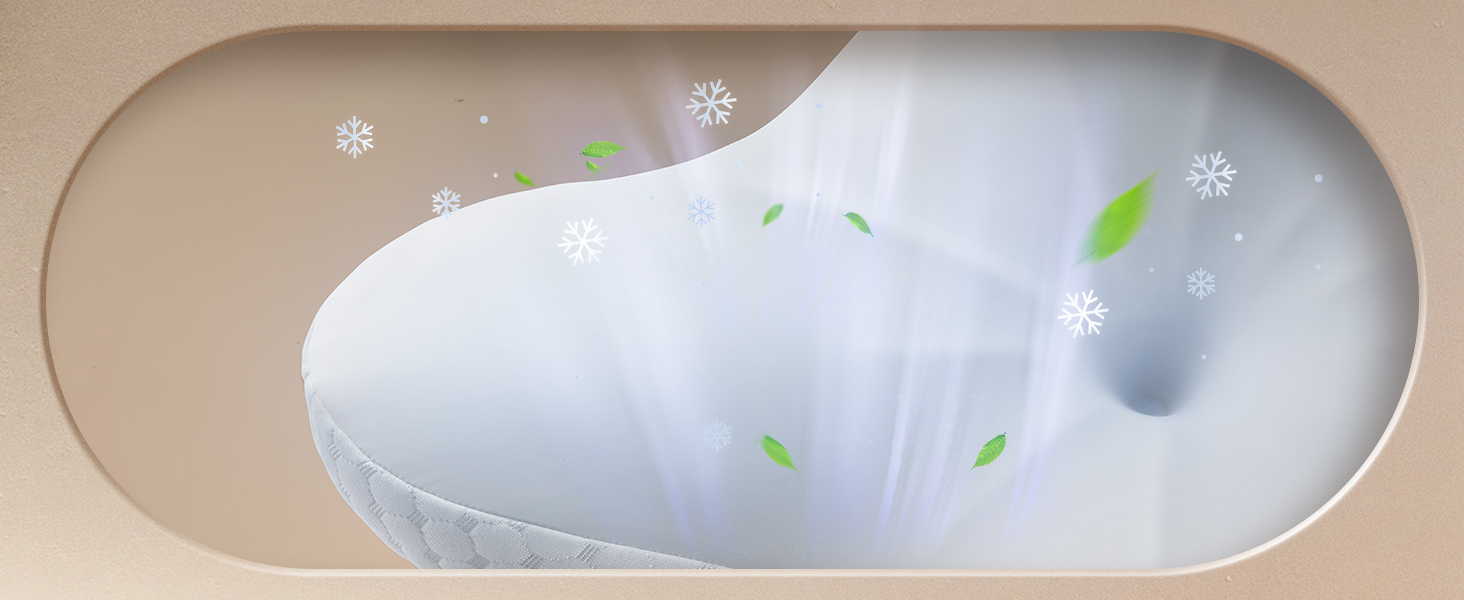 Ортопедична подушка для шиї з Memory Foam, сертифікат Oeko-TEX®, ергономічна подушка для сну на боці, спині та животі (біла)