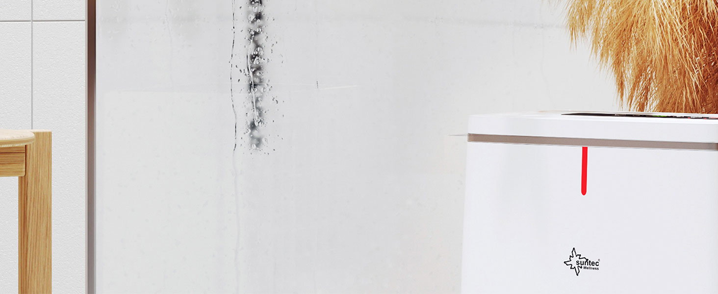 SUNTEC DryFix 20 Lumio: Електричний осушувач повітря для приміщень до 63 м² – 20 л/добу, 3-в-1 (осушувач, очищувач повітря, сушарка для білизни)