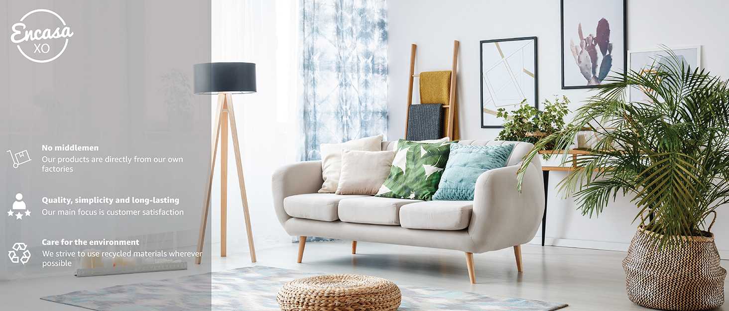 Чохол для прасувальної дошки Encasa XO з товстим 4 мм фетровим наповнювачем - Бежевий, бавовна, еластичний (125x39 см), тепловідбиваючий