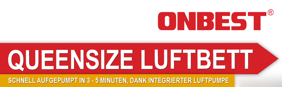 Надувне ліжко самостійно надувне – для 2 осіб – 203 x 152 x 46 см – з електричним насосом – надувне ліжко для гостей за 3-5 хвилин – вбудована подушка (Чорний)