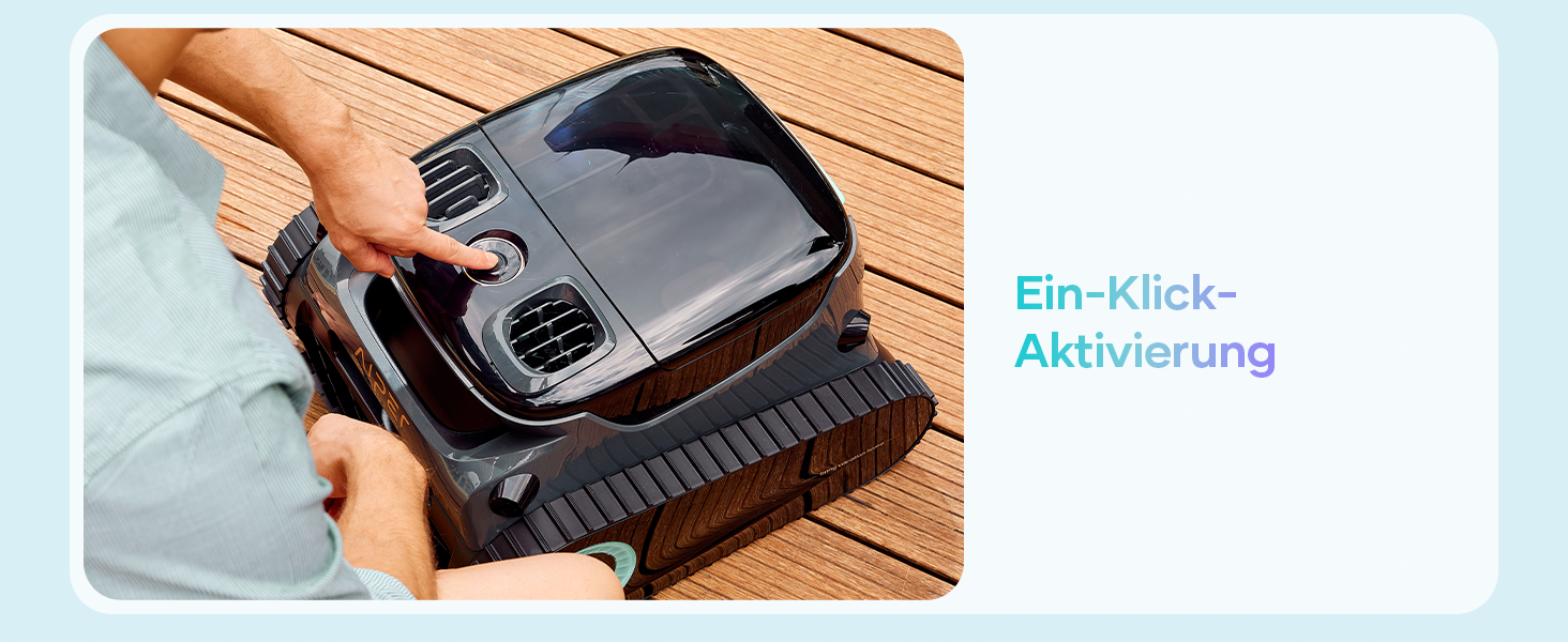 Робот-пилосос для басейну AIPER Scuba S1 Pro: автоматичне очищення дна, стін та водної лінії, розумна навігація, акумулятор до 180 хвилин, для басейнів до 200 м²