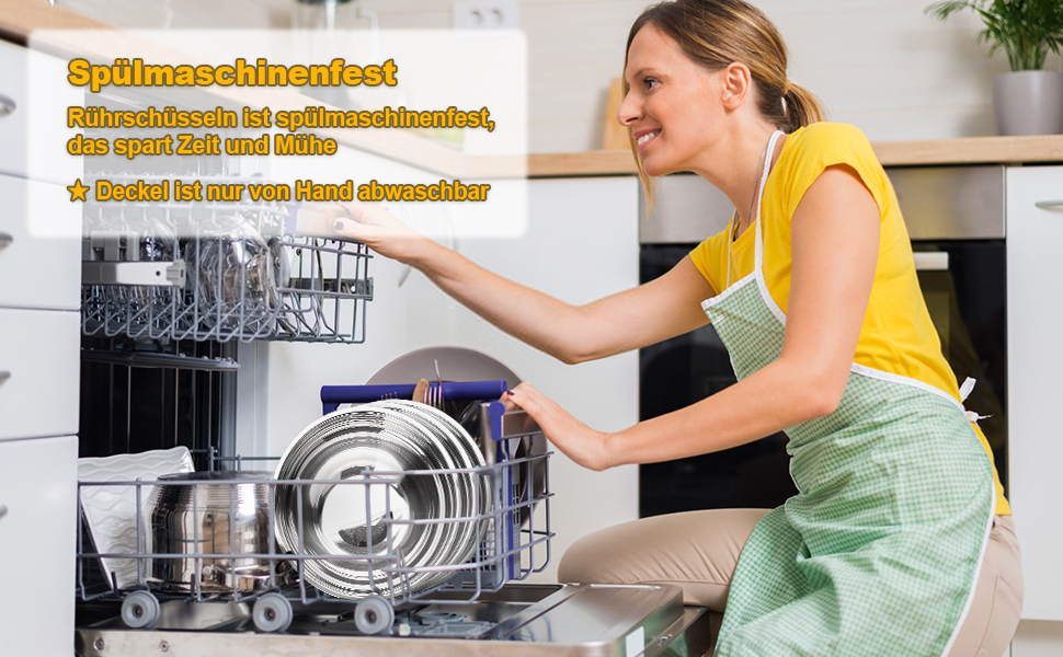 Набір мисок з нержавіючої сталі, 7 шт. з кришкою, тертки, для випічки та зберігання, стакові, універсальні, придатні для миття в посудомийній машині (0,63/1/1,5/2/3/4/5 QT)