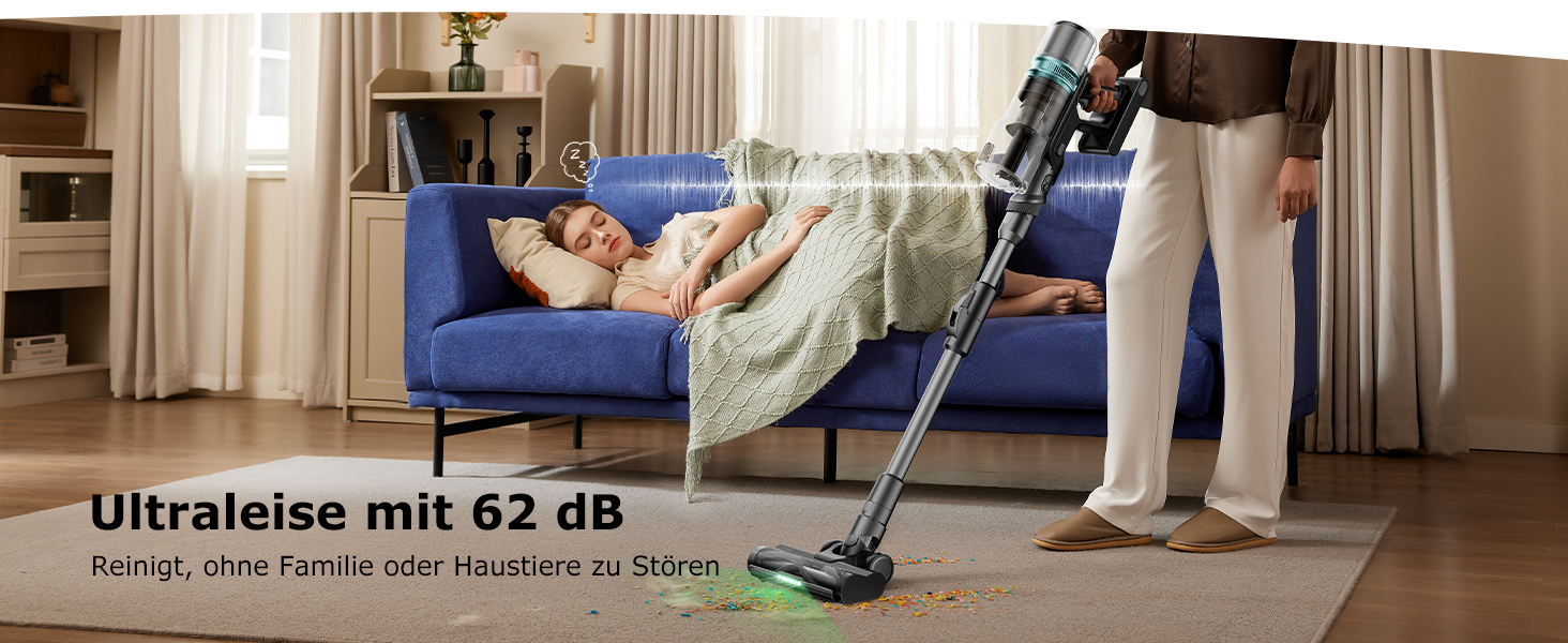 Бездротовий пилосос Proscenic P11 Ultra: потужний, легкий, з акумулятором 50 хвилин, сенсорний екран, антизаплутування, для дому, авто та видалення шерсті тварин (сірий)