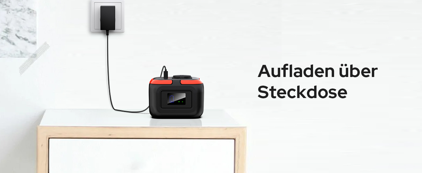 Портативна електростанція SinKeu 97Wh, 26400mAh з AC 230V, DC 12V та USB, для телефону, ноутбука, кемпінгу, подорожей, надзвичайних ситуацій (без сонячної панелі) DE-G120