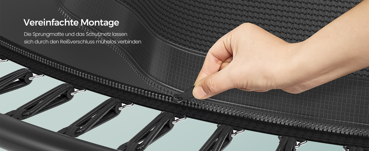 Батут SONGMICS для дітей та дорослих Ø305 см, зелений, з захисною сіткою та пружинами, вуличний