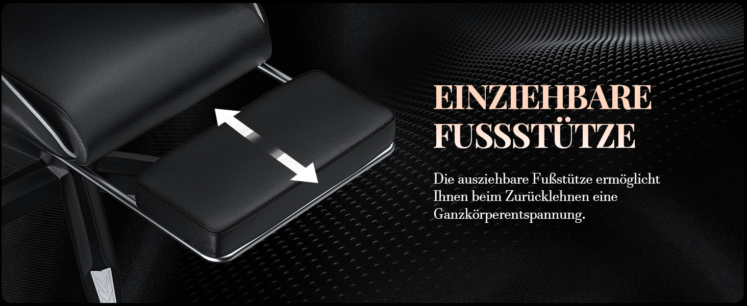 Ігровий крісло Bigzzia з масажем та підніжкою, ергономічний дизайн, регульована спинка 90-135°, з подушками для голови та попереку, білий