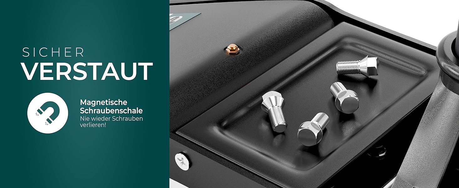 Гідравлічний домкрат CargoVA 3T з низьким профілем (75-505мм) + килимок + 2 гумові накладки | Для SUV та авто з низькою посадкою | Професійний набір для заміни коліс (TÜV)