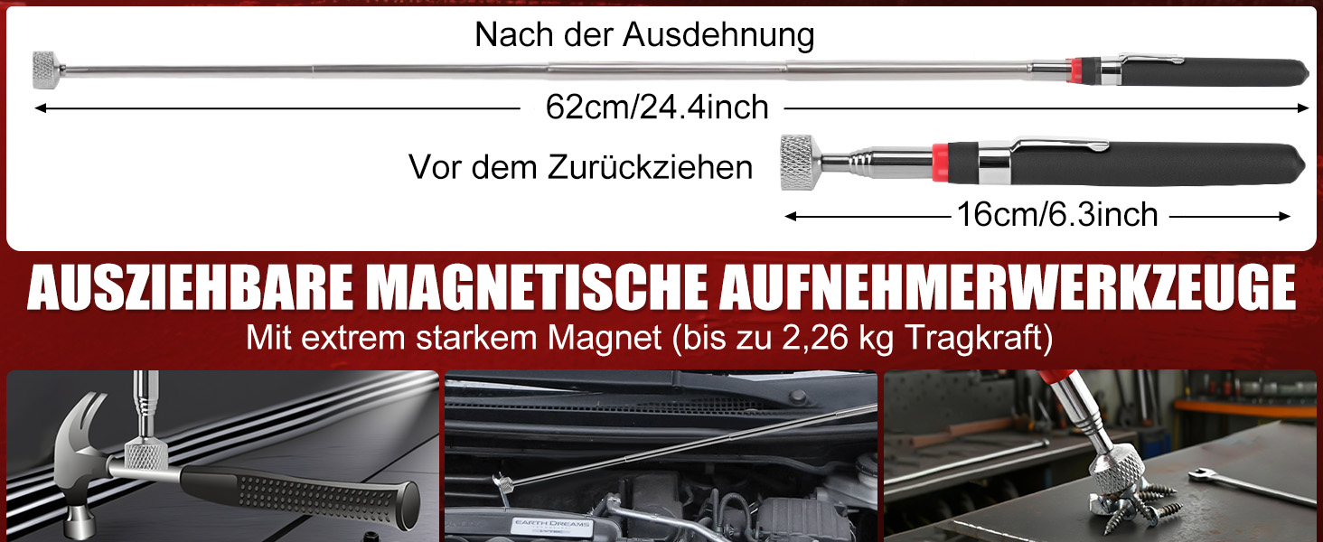 Набір інструментів Sundpey 379 предметів у кейсі з висувним ящиком, універсальний набір для дому та ремонту, червоний (132 предмети)