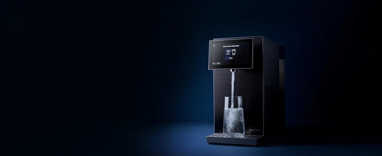 Система зворотного осмосу OsmoFresh Fusion Pro з мінералізацією та UV-C фільтрацією | Зволожувач для води | Гаряча та холодна вода | Без встановлення