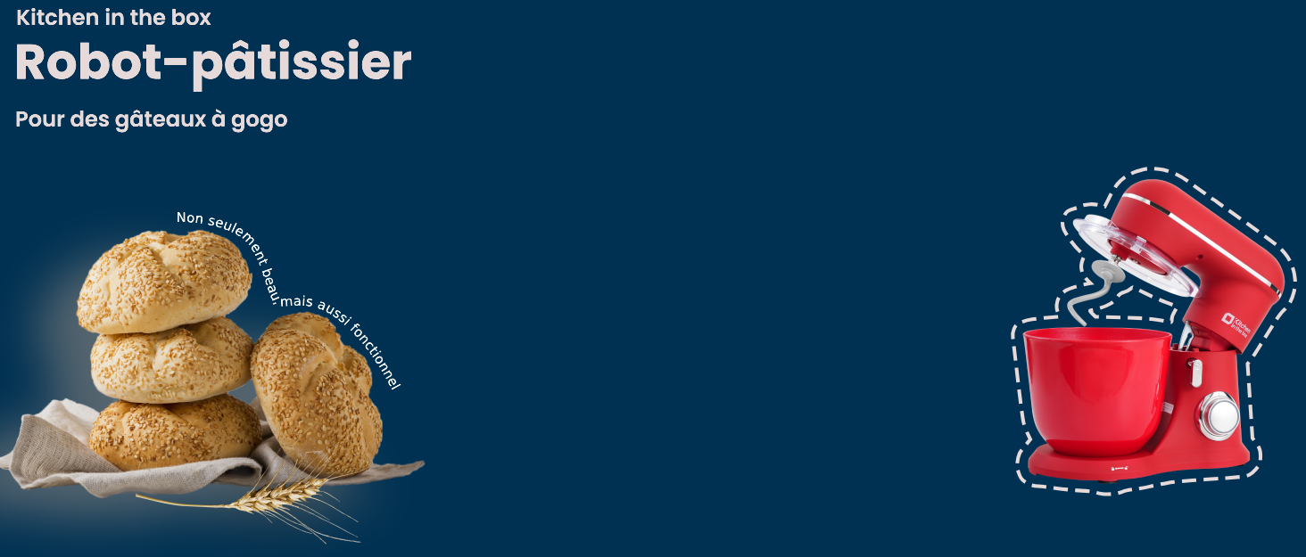 Кухонна машина Kitchen in the box 6L з 2 чашами по 3.5L, 10 швидкостей, з гаками для тіста, вінчиками та вінчиком для збивання (червона)