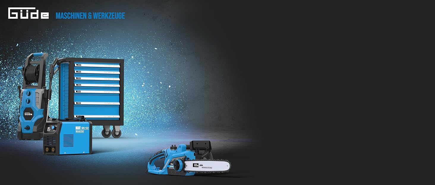 Газовий обігрівач Güde GGH 4200 K (4200 Вт, 3 режими, Piezo-запалювання, мобільний, 50 мбар, керамічні нагрівальні елементи, термозахист, 4 колеса, шланг та регулятор в комплекті)