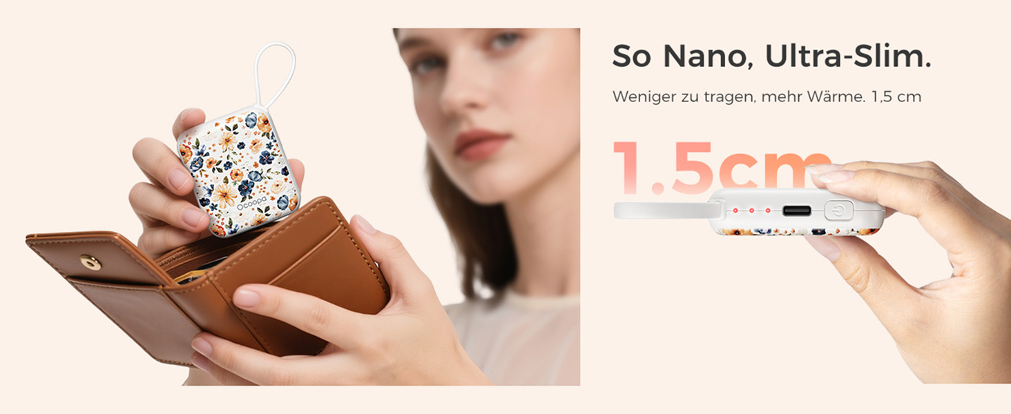 Електричні грілки для рук OCOOPA (2 шт.), 3 режими нагріву, 4000mAh, USB-зарядка, подарунок для жінок, для активного відпочинку