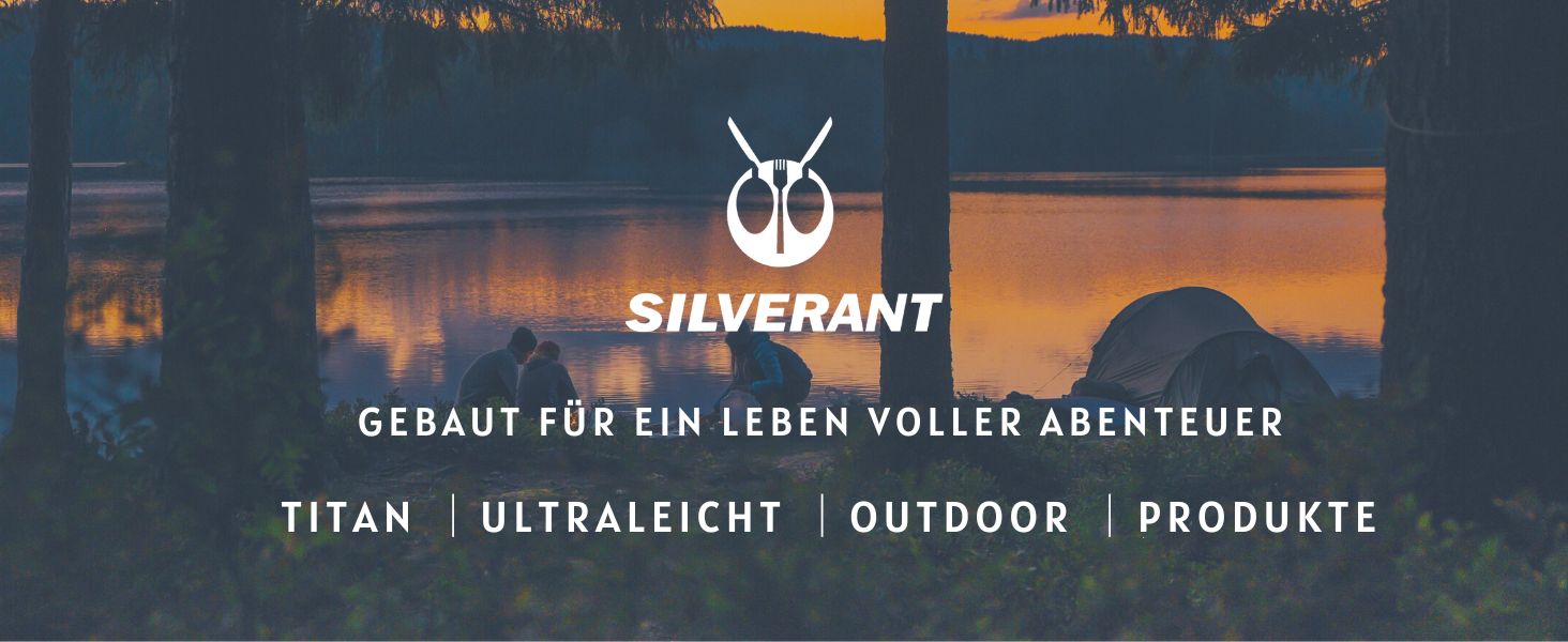 Срібний Титановий Набір столових приладів з 3 предметів, надміцний, надлегкий, міцний, вилка і ложка для ножів, посуд для активного відпочинку, кемпінгу і походів, поставляється з сумкою на шнурку і титановим карабіном (3 комплекти-піскоструминна обробка і полірування)
