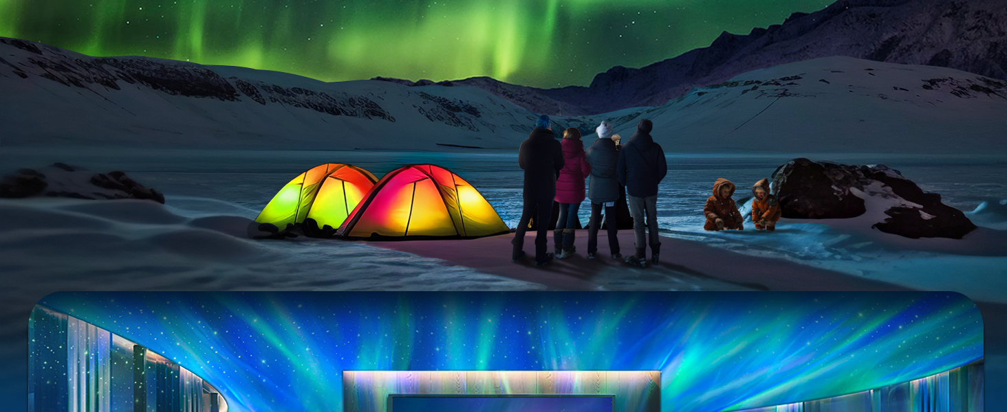 Проєктор зоряного неба SUPPOU LED: Галактика, Зірки, Дитяча кімната, З пультом ДК, Декор для вечірок та подарунок