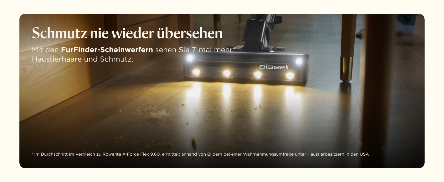 Акумуляторний пилосос Bissell PowerClean FurGuard для шерсті тварин з HEPA-фільтром, 2500 mAh, 50 хв роботи