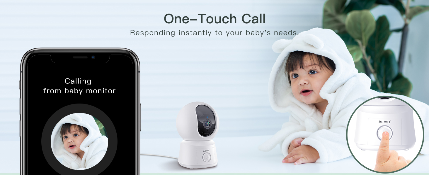 Радіоняня Arenti з камерою та додатком, 5