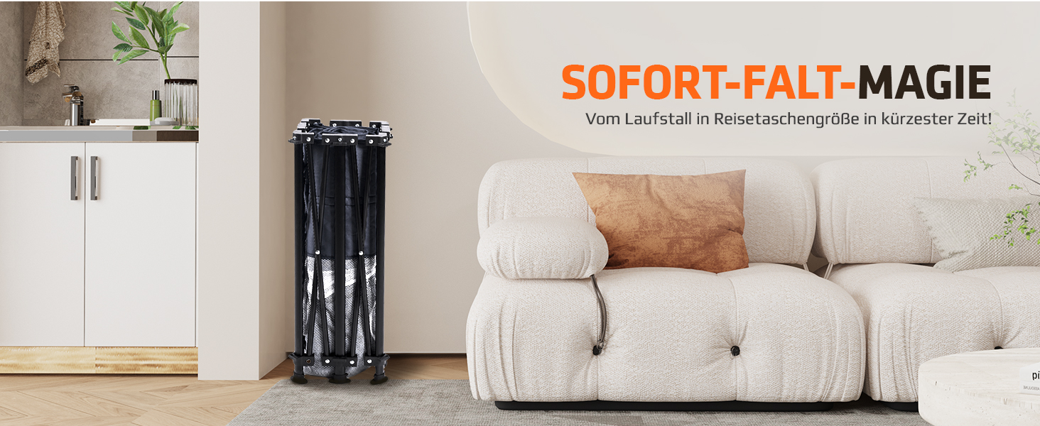 Дитячий портативний ігровий центр (laufstall) з матом, 127x127x69 см. Безпечний та зручний для дому та на вулицю. В комплекті 50 кульок.