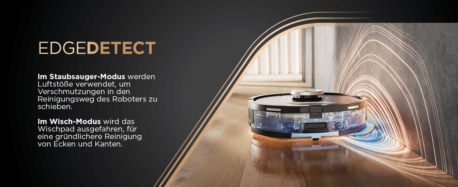 Робот-пилосос та миючий робот Shark PowerDetect RV2800ZEEU: 2-в-1, самостійне очищення, LiDAR-навігація, керування через додаток, чорний