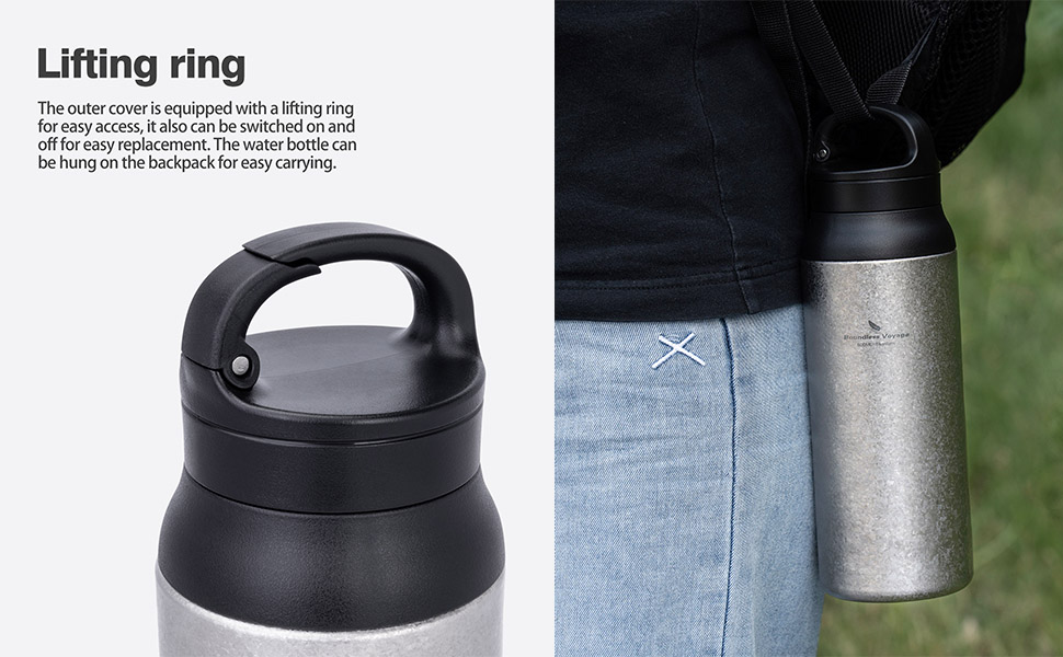 Термос iBasingo 600 мл з подвійними стінками, ізольований, для напоїв, зберігає тепло та холод, Ti3010D