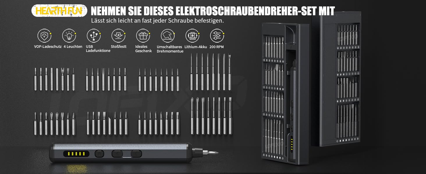Набір викруток для ремонту електроніки 72 в 1 Torx/Pentalobe/Triwing для iPhone, MacBook, Xbox, PS5, окулярів