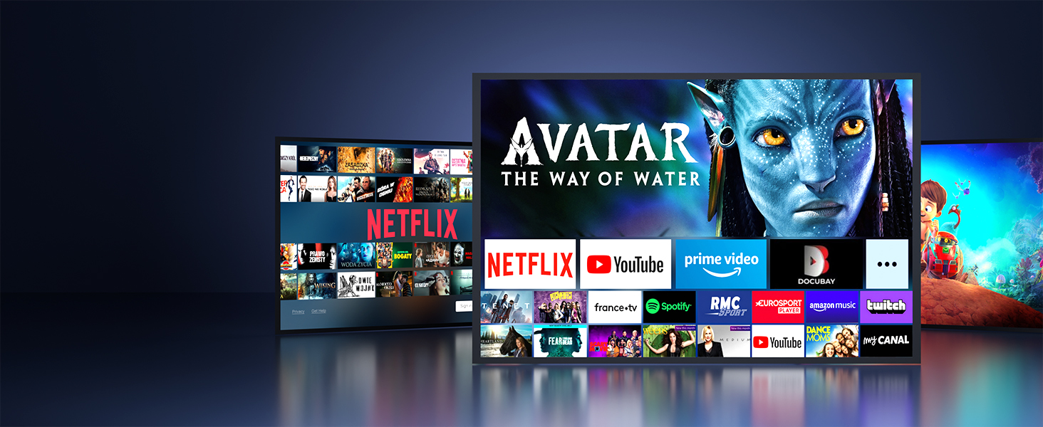 Проектор VISSPL A-28000L 4K з автофокусом та корекцією трапецеїдальних спотворень, 28000 Люмен, WiFi6, Bluetooth, Dolby Audio, Netflix, для домашнього кінотеатру та на відкритому повітрі