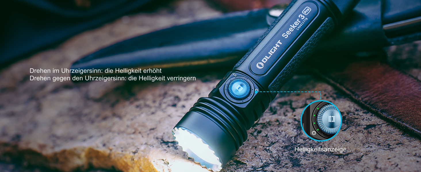 Світлодіодний ліхтарик Olight Seeker 3 Pro 4200 люмен з 5 режимами освітлення