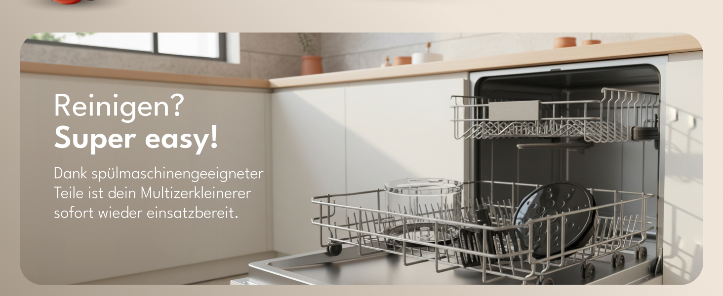 Ручний подрібнювач овочів та цибулі LEBENLANG 1л | Без BPA | Чорний | Для цибулі, часнику, овочів | Багатофункціональний кухонний подрібнювач