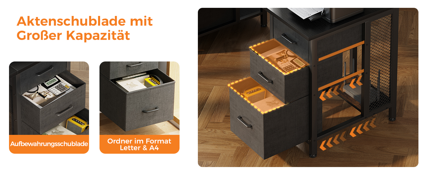 Комп'ютерний стіл Coleshome з 6 висувними ящиками, 160x52 см, білий, для дому та офісу