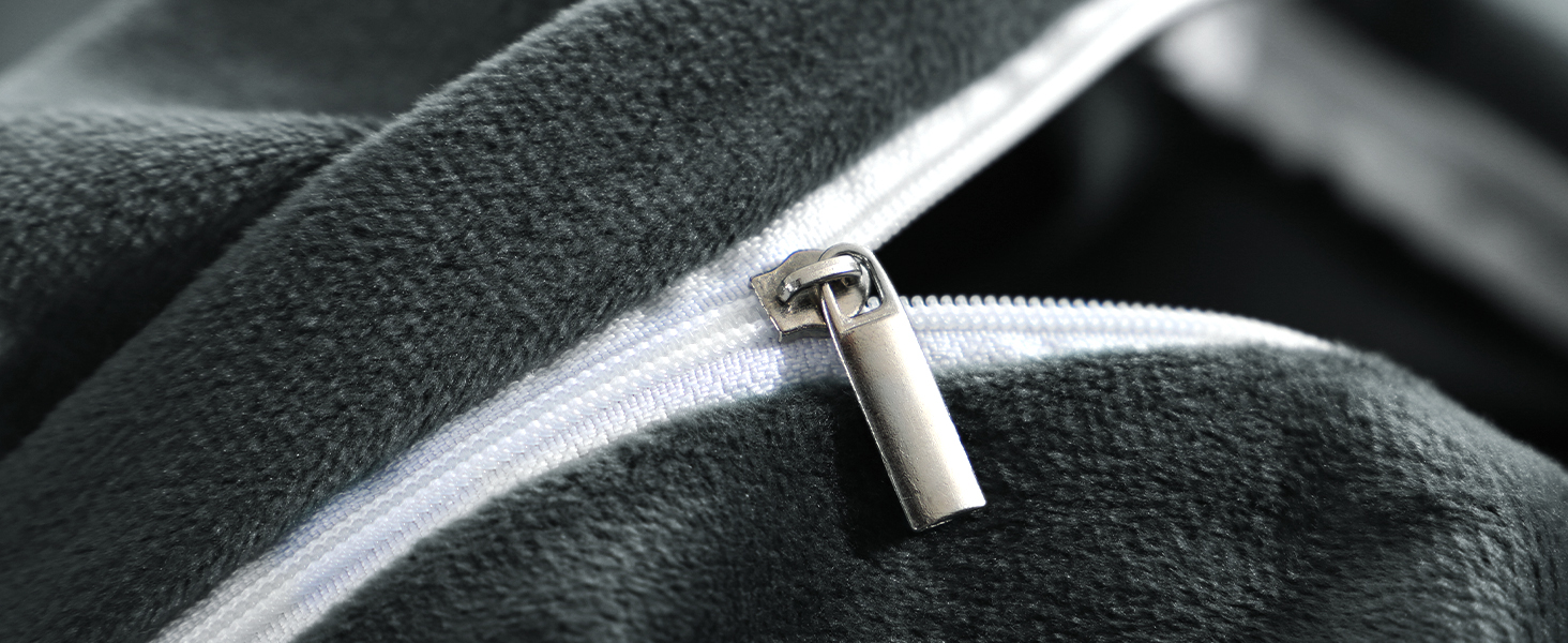 Зимова фланелева постільна білизна 200x220 - тепла, м'яка, з велюровим покриттям, набір постільної білизни з ковдрою 200x220 та двома наволочками 80x80, сірий колір