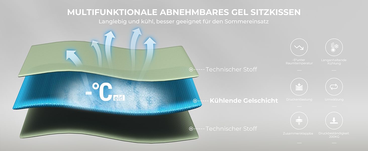 Ігровий крісло Dowinx з гелевою подушкою та кишеньковим пружинним матрацом, ергономічний офісний стіл з підставкою для ніг, масажний ігровий крісло Gamer Chair для дорослих, висувна підставка для ніг (зелений, висувна підставка для ніг)