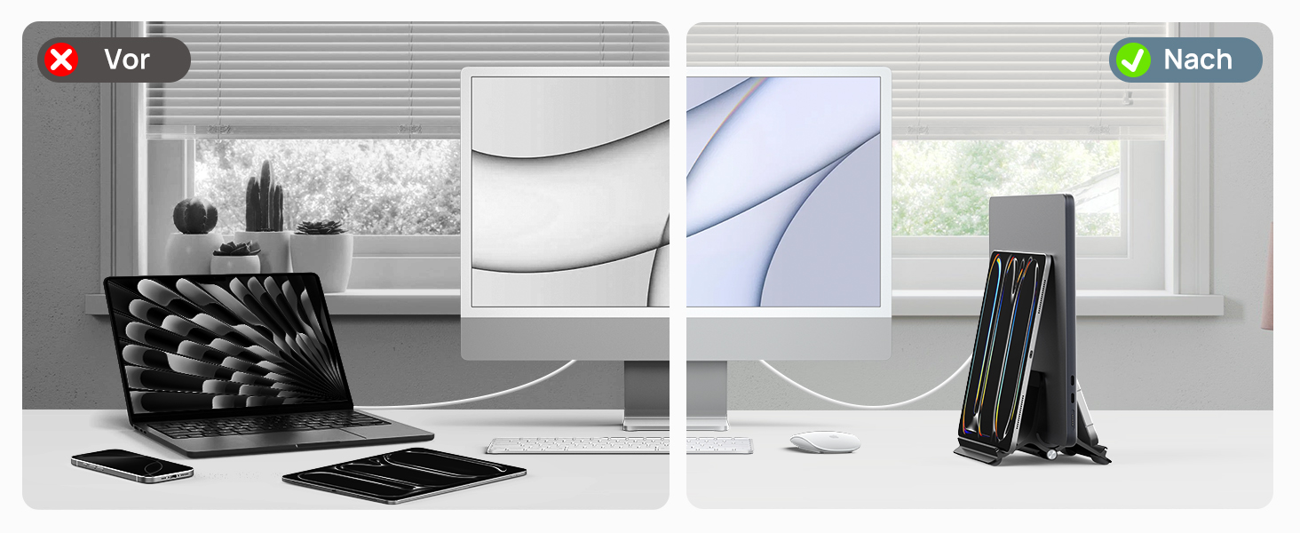 Підставка для ноутбука SODI вертикальна, автоматична, алюмінієва, чорна. Захист для MacBook Pro/Air, ноутбуків, планшетів, телефонів