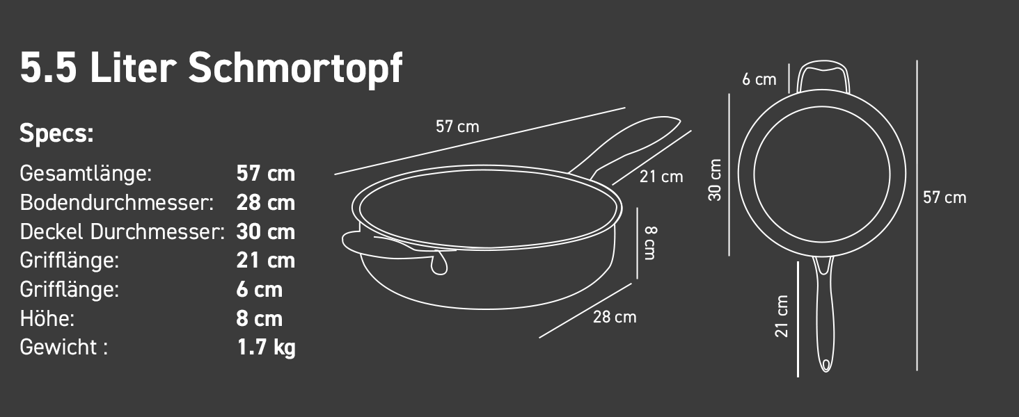 Сковорода HexClad Hybrid з антипригарним покриттям з кришкою, 4.5 л, для плити та духовки, сумісна з індукцією