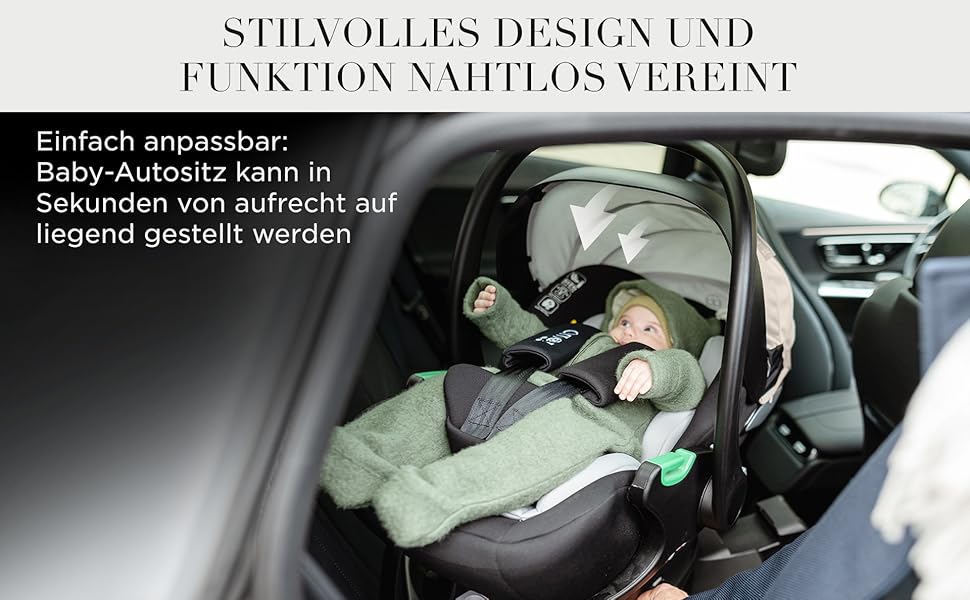 Дитяча коляска 3 в 1 з автокріслом та люлькою | Коляска для новонароджених з 5-точковим ременем безпеки | Кольори: світло-оливковий