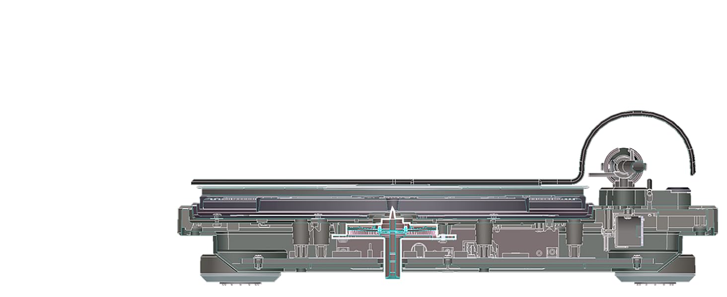 Програвач вінілу Denon, чорний, 414 x 342 x 132 мм