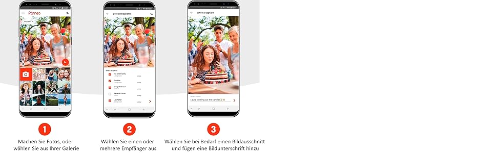 Цифровий фоторамка Cytem 10.1 дюйма з Wi-Fi, 32GB, сенсор руху, IPS 16:10, сенсорне управління, коричневе дерево, FrameO Software