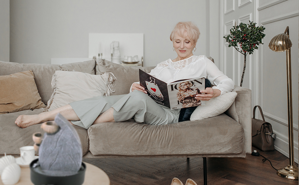Фонтанчик для дому Lemodo Zimmerbrunnen Buddha (Дх'яна, круглий)