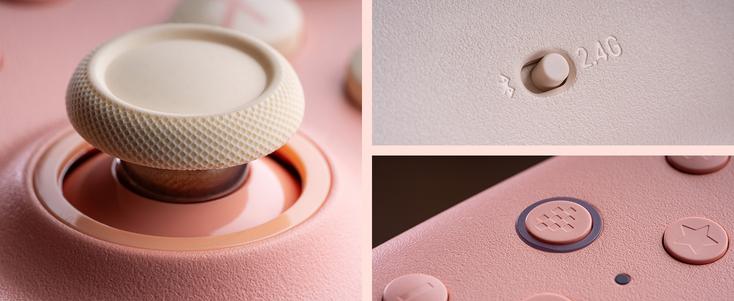 8BitDo Ultimate 2C Wireless Controller: Бездротовий контролер для PC та Android, 1000Hz, Hall-ефекти, Turbofunktion (Піч)