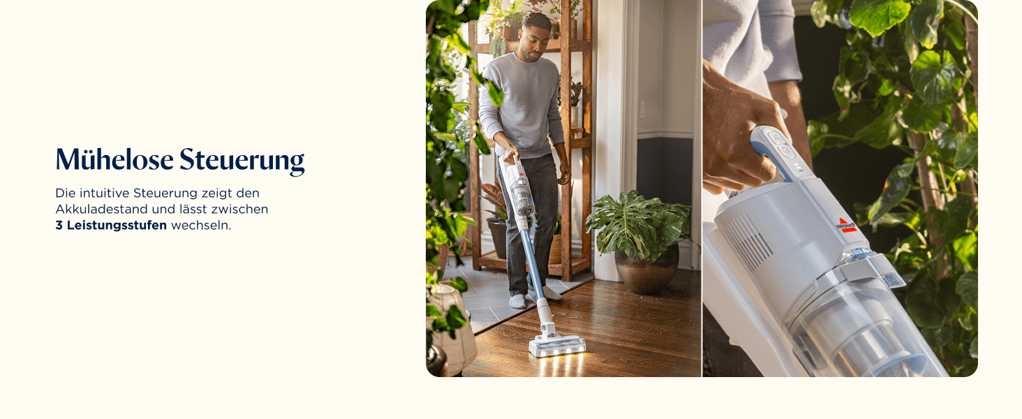 Акумуляторний пилосос Bissell PowerClean FurGuard для шерсті тварин з HEPA-фільтром, 2500 mAh, 50 хв роботи