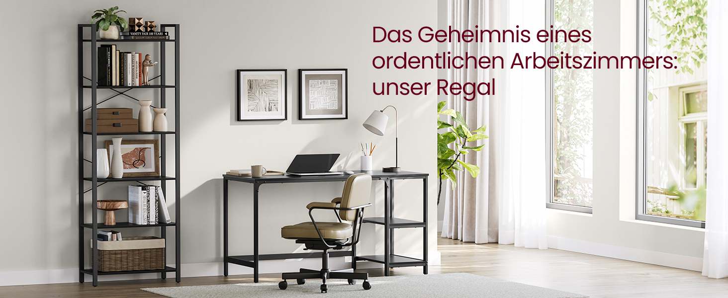 Стелаж VASAGLE з 6 полицями, сталевий каркас, для вітальні, спальні, кабінету, 30 x 80 x 186 см, індустріальний дизайн, вінтажний колір, LLS082B01