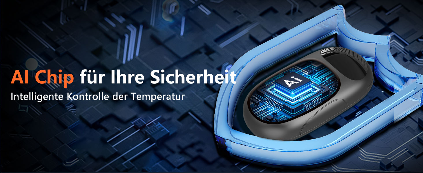 Електричні грілки для рук DDKJ - 2 шт. з LED-дисплеєм, 3 режими нагріву, перезаряджаються, для дітей, чоловіків, жінок. Компактні, багаторазові, білий та чорний колір