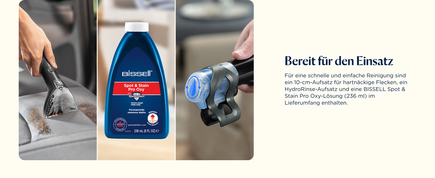 Портативний мийник для килимів Bissell SpotClean Mini 41491 - компактний, для дому та авто