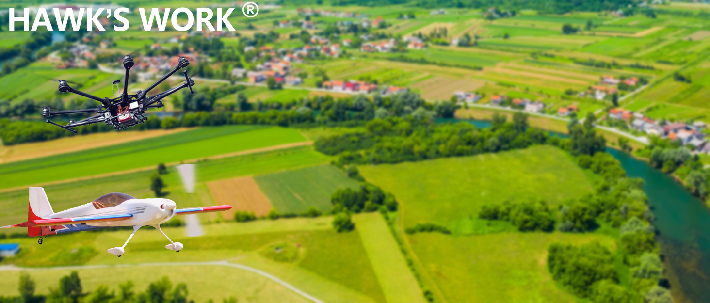 RC літак HAWK'S WORK F4U Corsair 2.4GHz – радіокерований літак-винищувач для дітей та початківців, готовий до польоту з гіростабілізатором